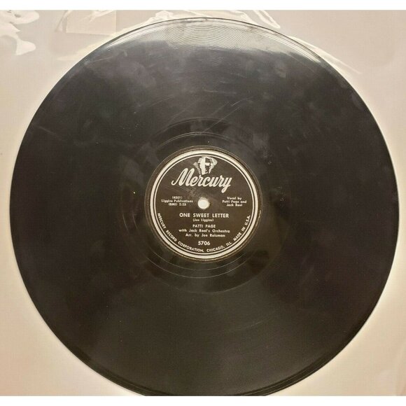 78RPM Patti Page - One Sweet Letter - And So To Sleep Again (R188) - Picture 2 of 4